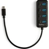 StarTech USB-A Hub 4 prievadai juodi