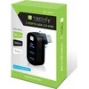 TECHLY Mini Rotating Hub su 3 USB 3.0 prievadais Juodas