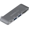 Terratec 283005 knyginių kompiuterių dokas / jungčių replikatorius USB 3.2 Gen 1 (3.1 Gen 1) Type-C Pilka