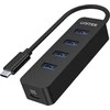 UNITEK HUB USB-C 4XUSB-A 3.1, ACTIVE, 10 W, H1117B
