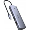 UNITEK 9 viename USB-C šakotuvas, HDMI, VGA, SD, RJ45, PD 100W