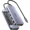 USB-C Hub - UNITEK Aktyvus 10Gbps M.2 HDMI PD 100W Pilkas