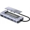 USB-C Hub - UNITEK Aktyvus 10Gbps M.2 HDMI PD 100W Pilkas