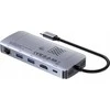 USB-C Hub - UNITEK Aktyvus 10Gbps M.2 HDMI PD 100W Pilkas