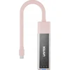 Unitek Hub dvikryptis USB C/USB A 5Gbps rožinis