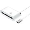 USAMS ADAPTER HUB 4XUSB 2.0 Baltas