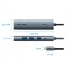 Vention 5v1 USB-C 3.0 šakotuvas, 0,15 m ilgio, ventiliuojamas