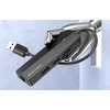 Vention USB 2.0 3 prievadų šakotuvas su eterneto adapteriu 100 m ventiliacija CHPBB 0.15 m, juodas