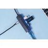 USB-C iki 3x USB 2.0, RJ45, Micro-B Hub Vention TGOBB 0.15m, juodas