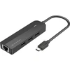 Vention USB-C adapteris su trimis USB ir RJ45 lizdais