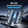 Vention USB-C 6w1 | 8K@30Hz | 100W PD | LED