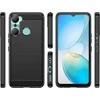Hurtel Carbon Infinix Hot 12 Pro flexible silikoninis carbon dėklas telefonui juodos spalvos