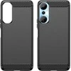 Hurtel Carbon Infinix Hot 20 flexible silikoninis carbon dėklas telefonui juodos spalvos