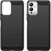 Hurtel Carbon Infinix Note 12i flexible silikoninis carbon dėklas telefonui juodos spalvos