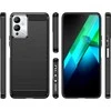 Hurtel Carbon Infinix Note 12i flexible silikoninis carbon dėklas telefonui juodos spalvos