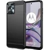 Telefono dėklas Hurtel Carbon Case silicone, skirtas Motorola Moto G13