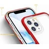 Hurtel Clear dėklas skirtas iPhone iPhone 11 Pro Max, raudonas