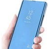Hurtel Dėklas užvalkalas Samsung S24+ su su atvartu Clear View Case mėlyna