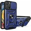 Hurtel Hybrid Armor Camshield Apple iPhone 16 Pro Armored Camera Cover and Stand – dėklas teleofnui mėlynos spalvos