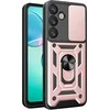 Hurtel Hybrid Armor Camshield Samsung Galaxy S25 Plus – dėklas telefonui rožinės spalvos