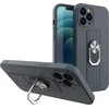 Hurtel Ring silikoninis dėklas skirtas Samsung Galaxy S22 Ultra, mėlynas