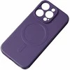 Hurtel iPhone 16e Silikoninis dėklas su MagSafe – violetinės spalvos