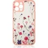 Hurtel Design Case Dėklas Samsung Galaxy A12 5G W Kwiaty Rožinė