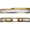 Hurtel Fashion dėklas skirtas Xiaomi Redmi Note 11 Pro, auksinis/baltas