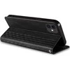 Hurtel Magnet Strap dėklas su dirželiu skirtas iPhone 12, juodas