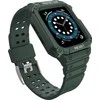Išmaniojo laikrodžio Apple SE/7 silikoninis Hurtel dirželis, Žalios spalvos, 42/44/45 mm