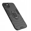 Hurtel Ring Armor case Apple iPhone 14 Plus armored cover magnetic holder ring dėklas telefonui juodos spalvos