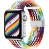 Dėklas Hurtel Braided Medžiaginė Apyrankė Bracelet Apyrankė Medžiaginė Band skirta Apple Watch 42 / 44 / 45 / 49 mm - įvairiaspalvė