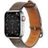 Hurtel Apyrankė Leather Apple Watch SE, 9, 8, 7, 6, 5, 4, 3, 2, 1 (41, 40, 38 mm) rudos spalvos