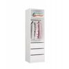 Top E Shop OPENO Modular Wardrobe SET 260/200 Baltas Drawers, Hanging Rails, Shelves – Large – For the Bedroom