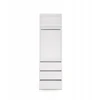 Top E Shop OPENO Modular Wardrobe SET 260/200 Baltas Drawers, Hanging Rails, Shelves – Large – For the Bedroom