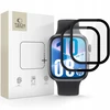 „Tech-Protect Glass Flex+“ 2 hibridinių stiklų pakuotė, skirta „Huawei Watch Fit 4“ – juoda