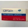 Certain Sanity plokštelinis nėštumo testas, pakuotė