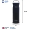 Blue Hydro Flask Buteliukas termiczna Travel Mėlyna juoda