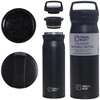 Blue Hydro Flask Buteliukas termiczna Travel Mėlyna juoda