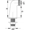 „Hydroland“ AKUMULIATORIŲ KAMPINIS JUNGIMAS CHROME IMPORTAS D 1 / 2X3 / 4 1 Vnt