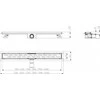 Hydroland Dušo latakas Fala 60cm