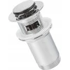 Hydroland Skalavimo mygtukas DRAIN VALDYMAS CLICK-CLACK SMALL 5/4 SU RANKOVE - OVERFLOW HYDROLAND ( K.KKM.T) // S. DRAIN CLICK-CLACK-H-SMALL-T