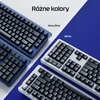 Klaviatūra HyperX Alloy Rise 75 Top Plate Baltas