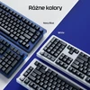 Klaviatūra Mėlyna „HyperX Alloy Rise 75“ viršutinė plokštelė, tamsiai mėlyna Mėlyna