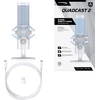 Kondensatorinis Mikrofonas HyperX QuadCast 2, Baltas