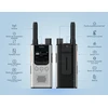 Nešiojamoji radijo stotis Hytera HYTERA Radijo DMR+analoginė HYT-S35, UHF 400-470 MHz, 2200 mAh, BT V 5.0, Balta