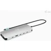 I-tec USB-C Metal Nano 3x Ekrano Docking Station 2x HDMI 1x USB-C video LAN Audio Skaitytuvas kart Maitinimo tiekimas 140W