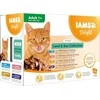 IAMS Delights LND&amp;SEAkonservuotas pašaras katėms drebučiuose, 12x85 g