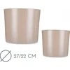 Ibergarden keraminiai gėlių vazonai MINIMAL, 2 vnt., Ø 22 cm ir Ø 27 cm