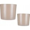 Ibergarden keraminiai gėlių vazonai MINIMAL, 2 vnt., Ø 22 cm ir Ø 27 cm